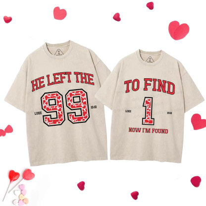 To Find 1 Now I'm Found  Christian Washed T-Shirt