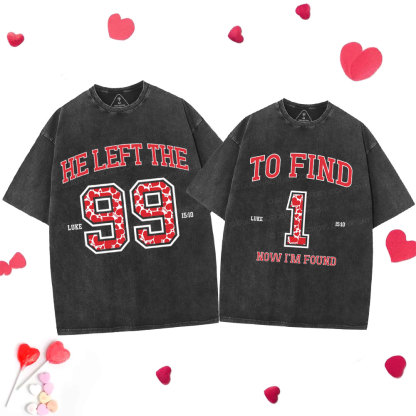 To Find 1 Now I'm Found  Christian Washed T-Shirt