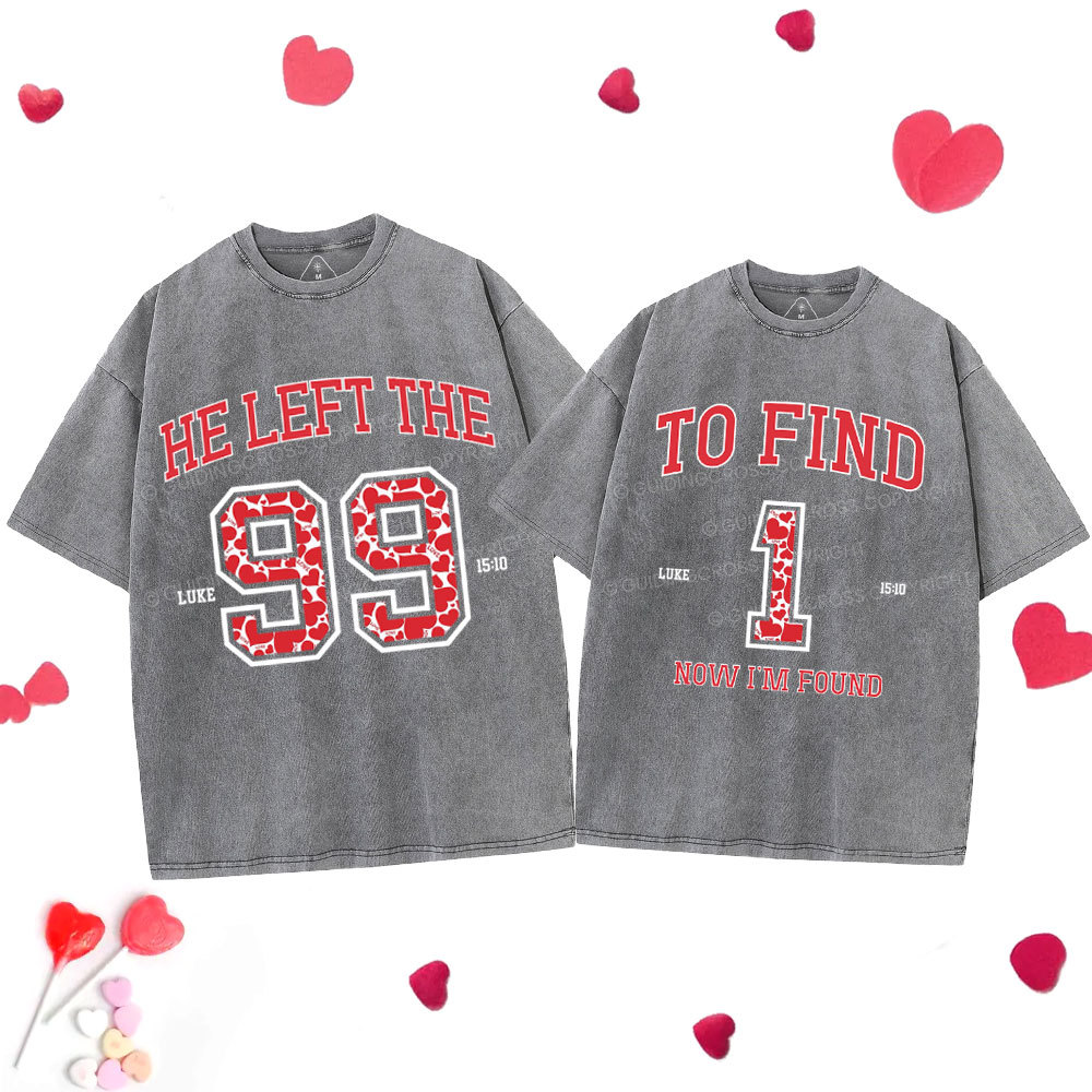 To Find 1 Now I'm Found  Christian Washed T-Shirt