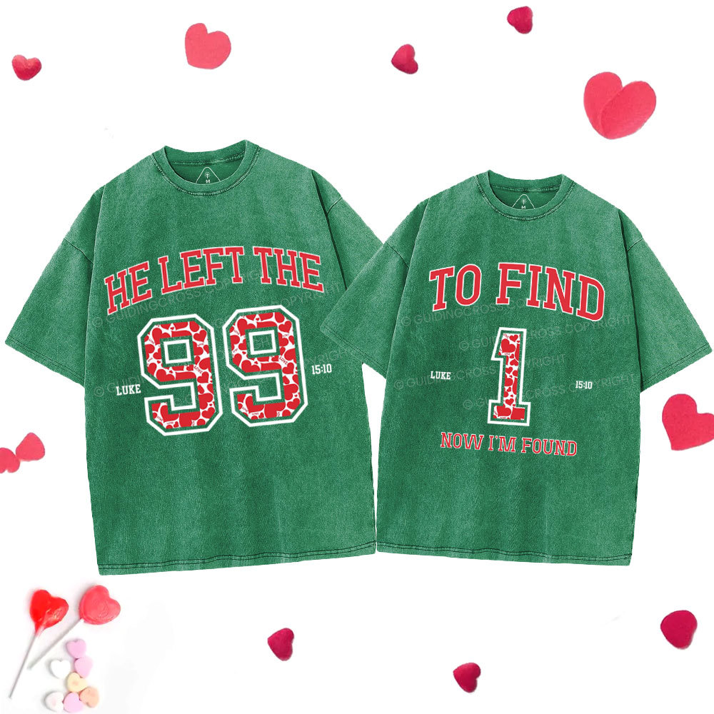 To Find 1 Now I'm Found  Christian Washed T-Shirt