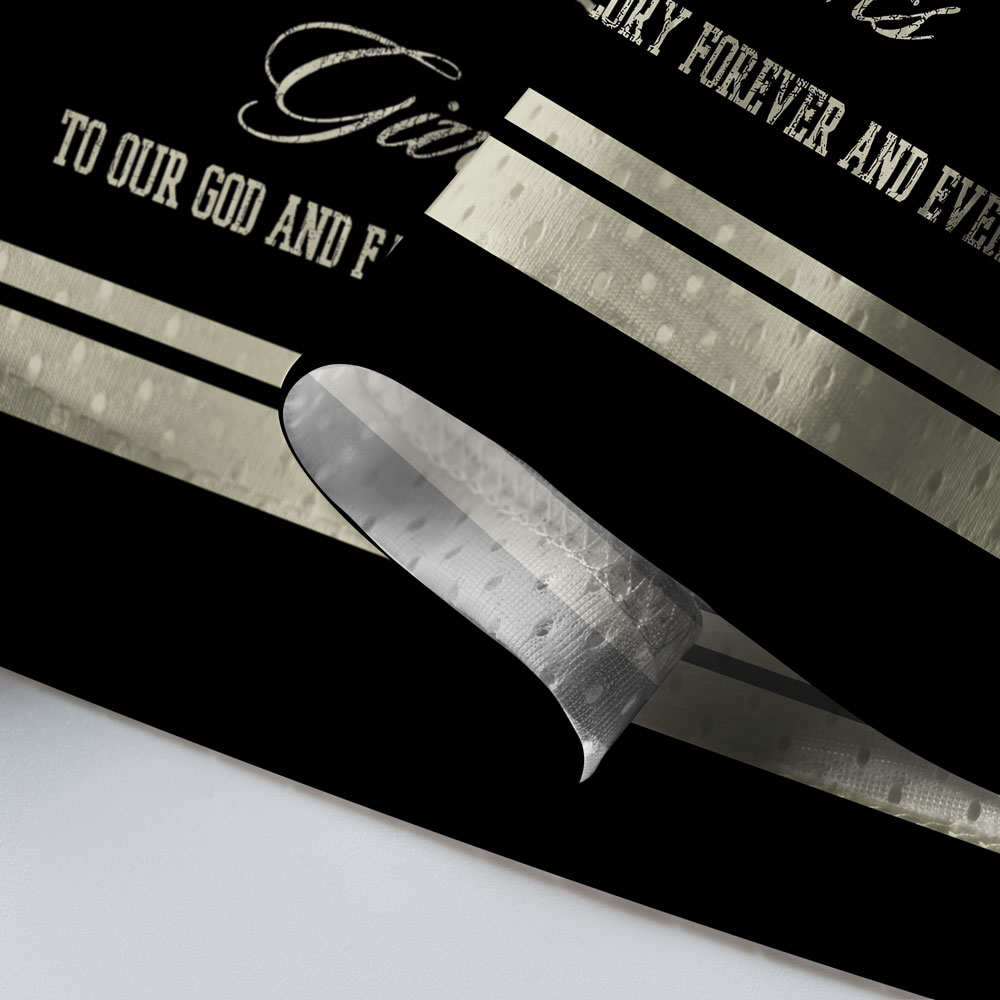 To His Glory Christian Brown Mesh Jersey