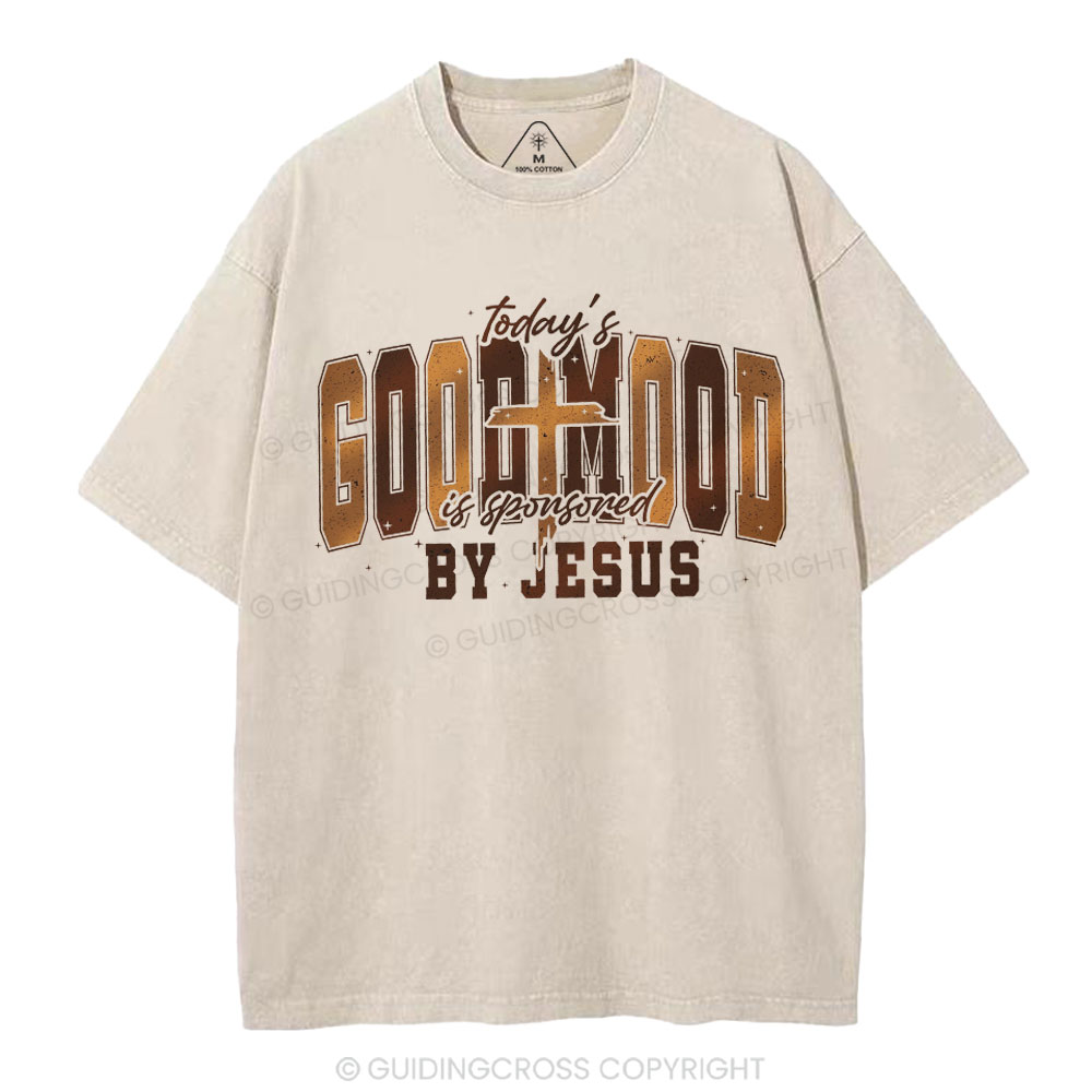 Today's Goodmood Is Sponsored By Jesus Christian Washed T-Shirt