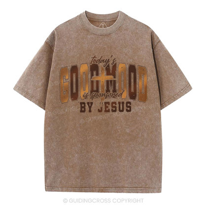 Today's Goodmood Is Sponsored By Jesus Christian Washed T-Shirt