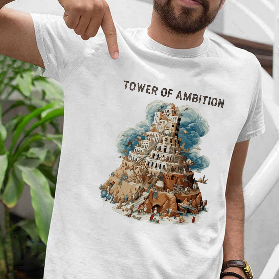 Tower Of Ambition Christian T-Shirt