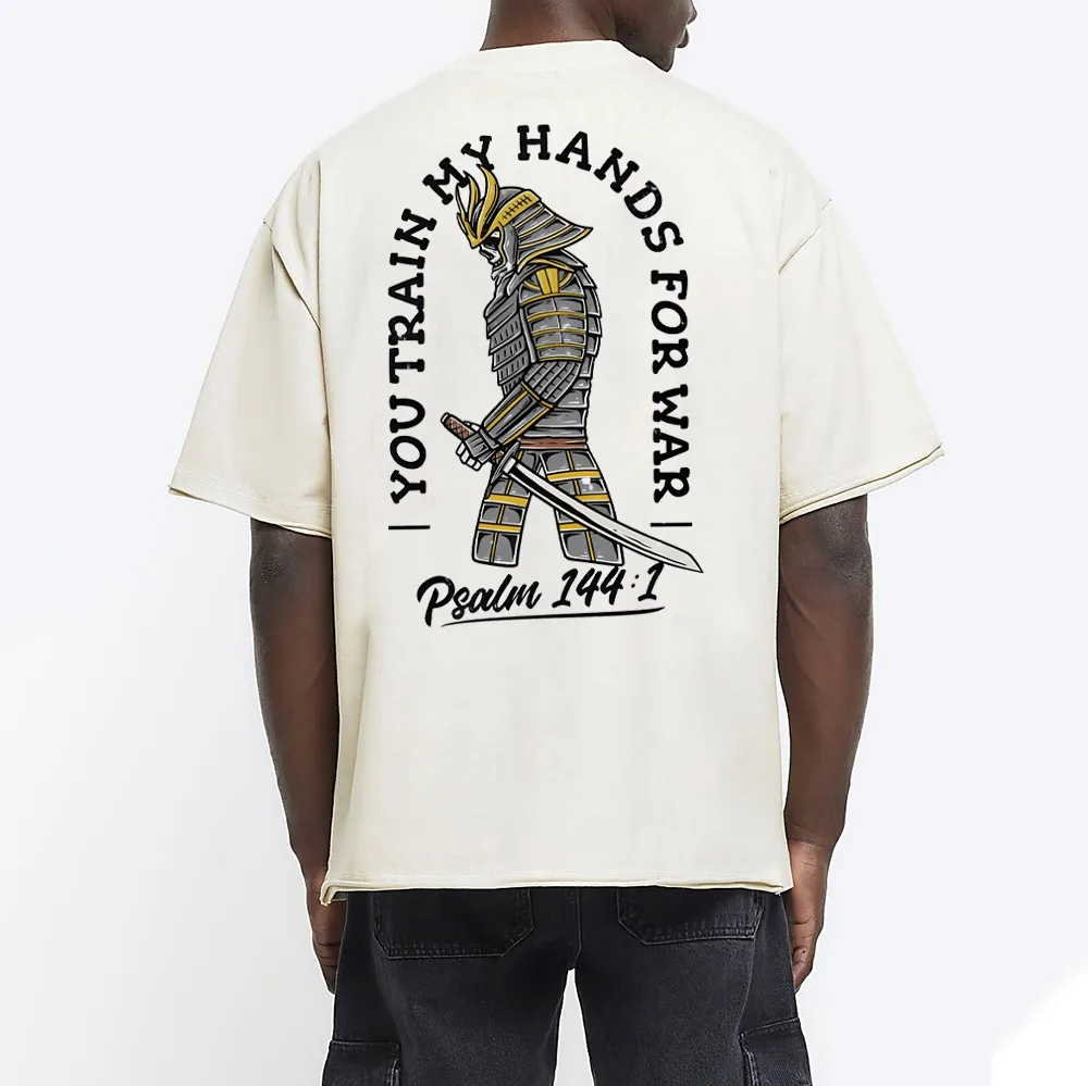 Train My Hand Christian Washed T-Shirt