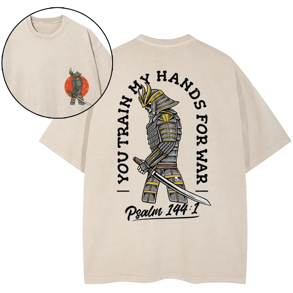 Double-Sided Vintage Washed Christian Sample T-Shirt Sale-GuidingCross