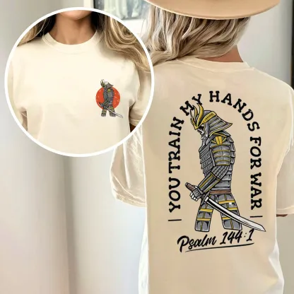 Train My Hand Christian Washed T-Shirt