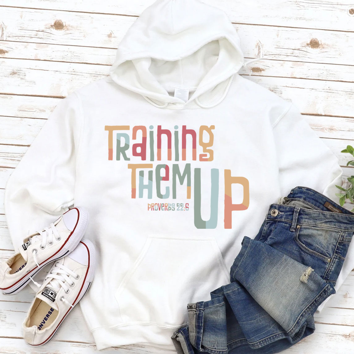 Training Them Up Proverbs 226 Christian Hoodie