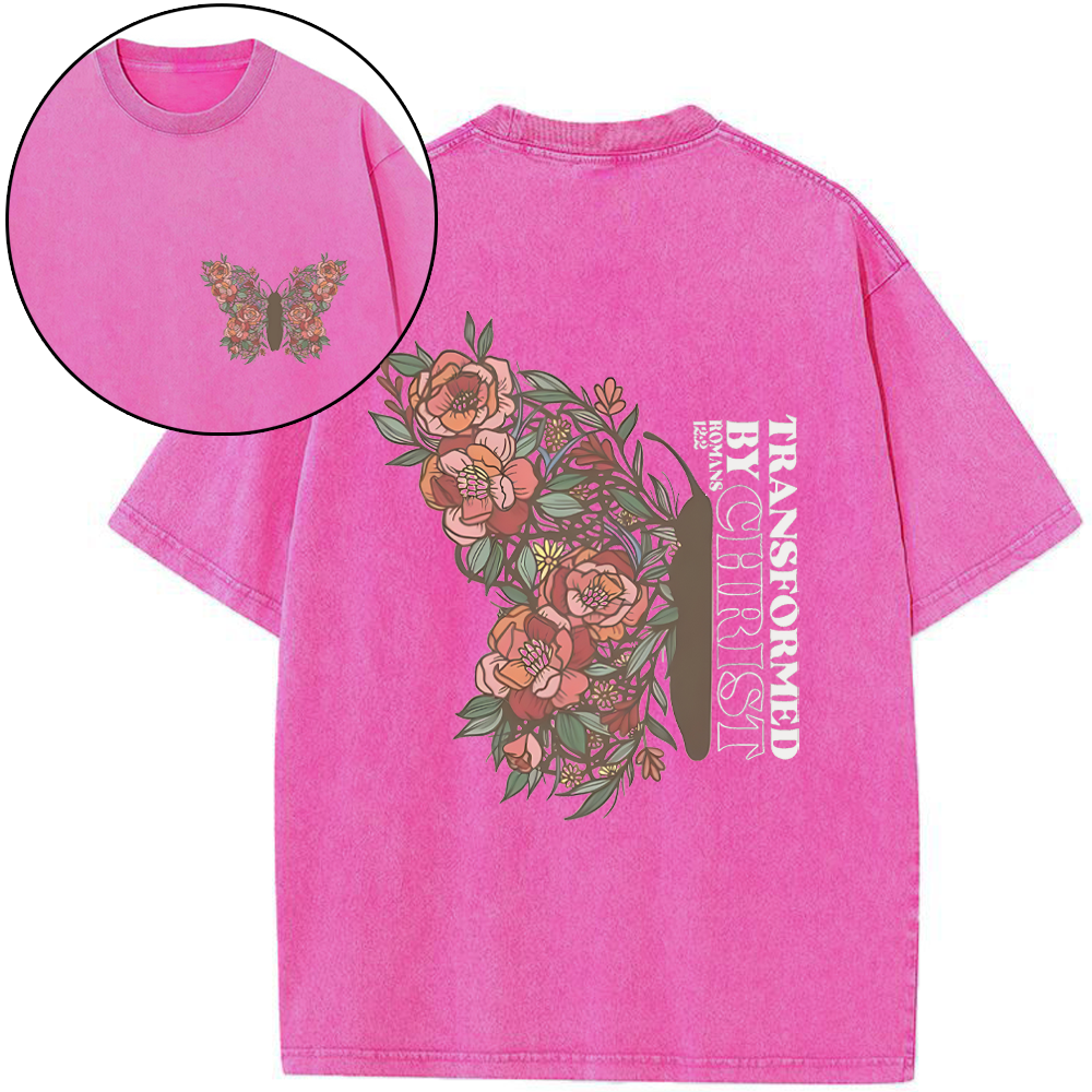 Double-Sided Vintage Washed Christian Sample T-Shirt Sale-GuidingCross