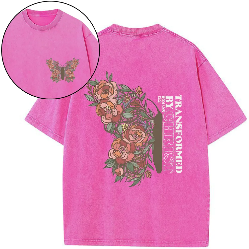 Double-Sided Vintage Washed Christian Sample T-Shirt Sale-GuidingCross