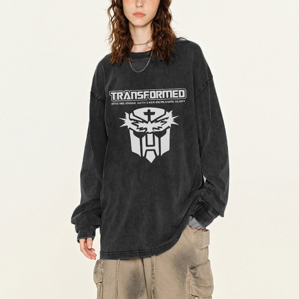 Transformed Washed Long Sleeve T-Shirt