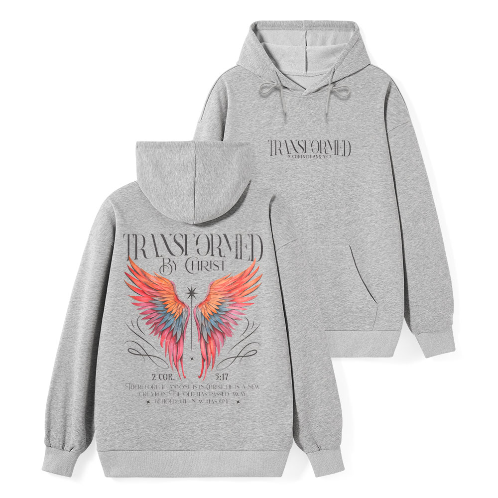 Transformed By Christ Classic Christian Hoodie