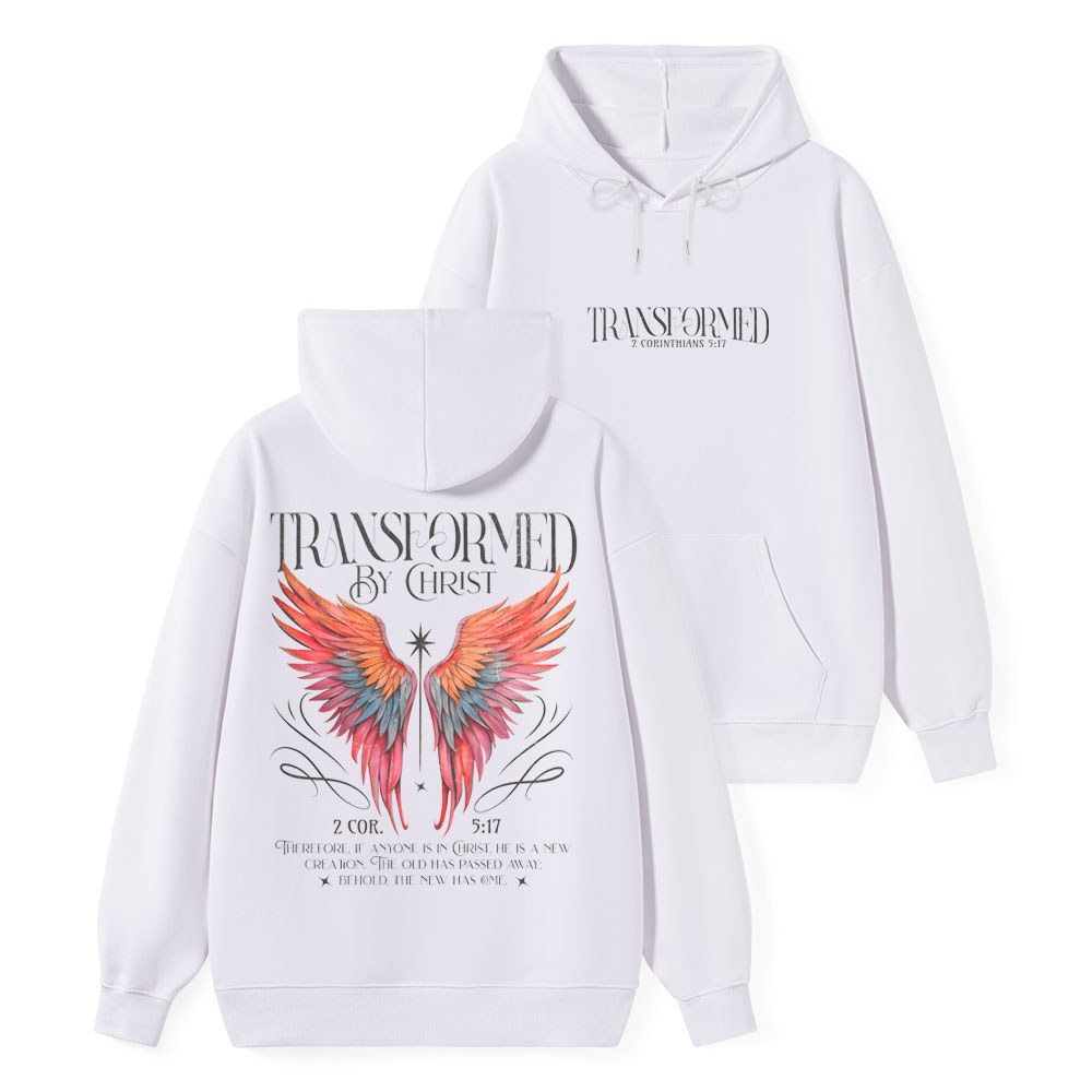 Transformed By Christ Classic Christian Hoodie