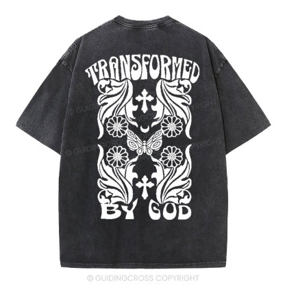 Transformed By God Chrsitian Washed T-Shirt