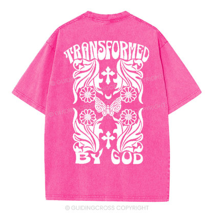 Transformed By God Chrsitian Washed T-Shirt