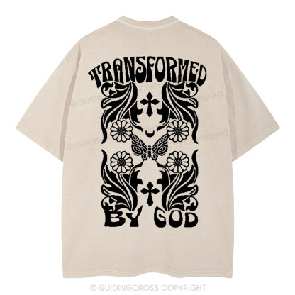 Transformed By God Chrsitian Washed T-Shirt