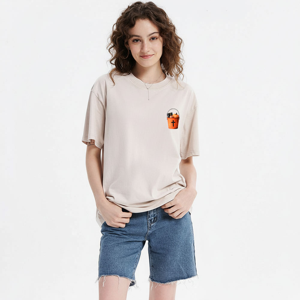 Trick Or Truth I Choose Jesus Christian Washed T-Shirt