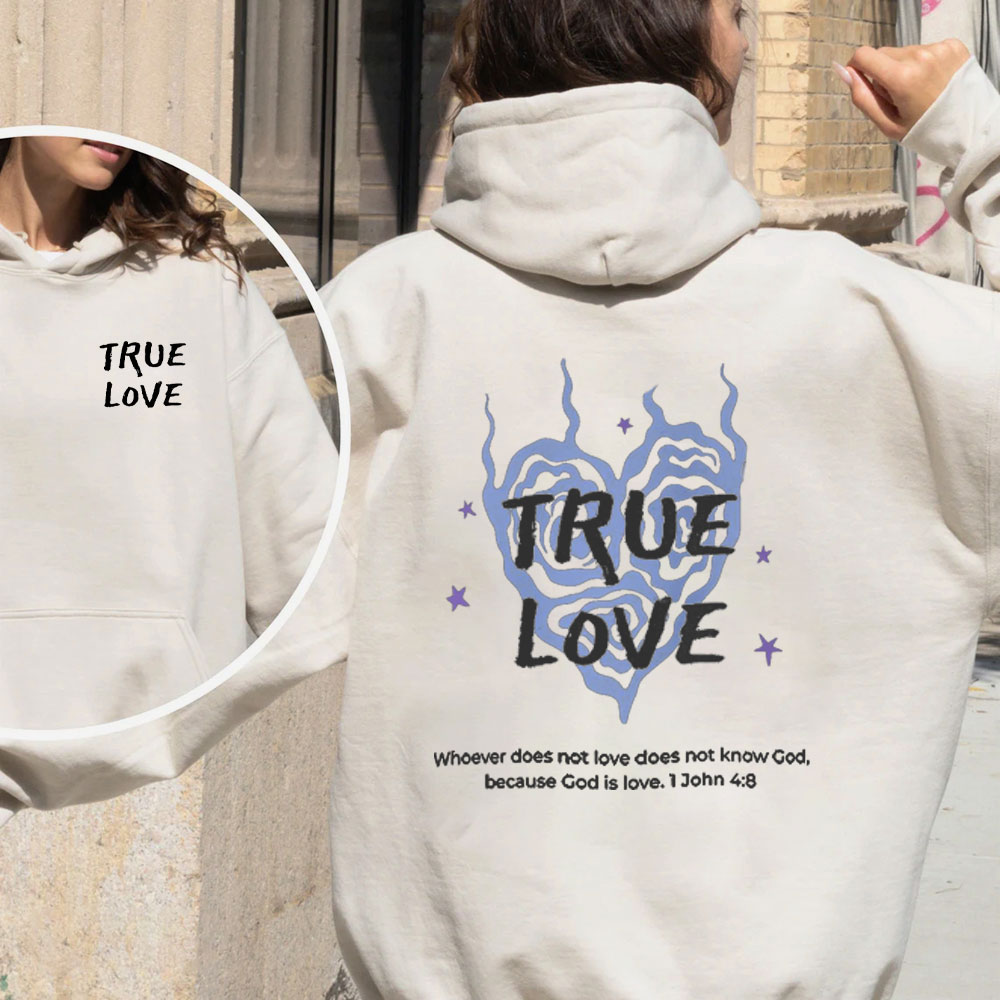 True Love For Jesus Christian Fleece Hoodie Set