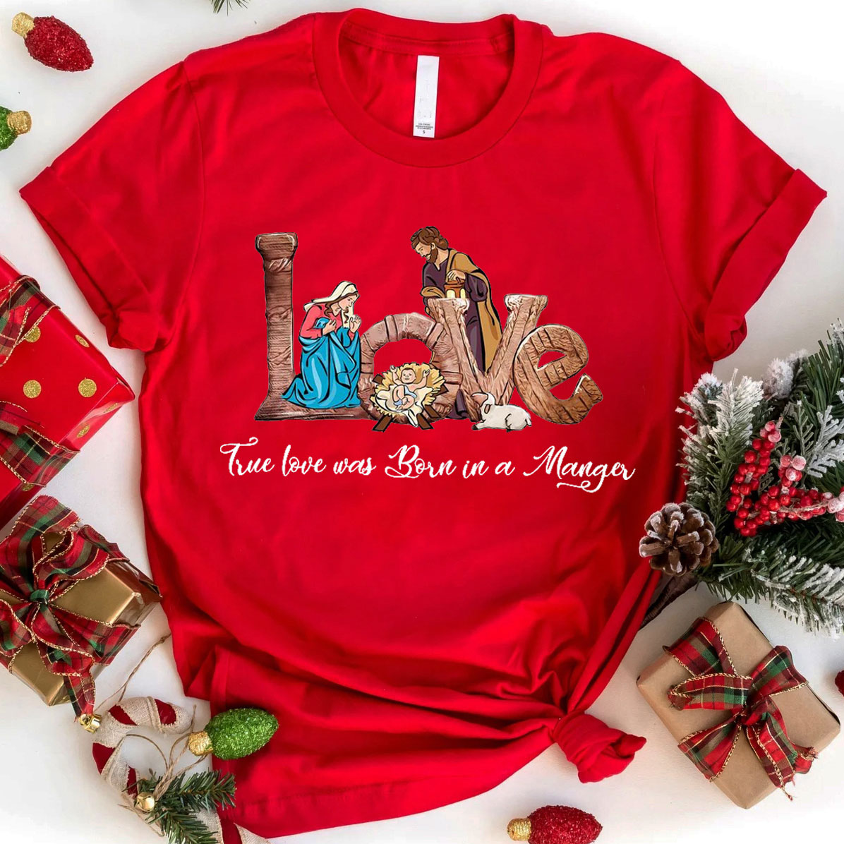 True Love Was Born In A Magic Christian T-Shirt