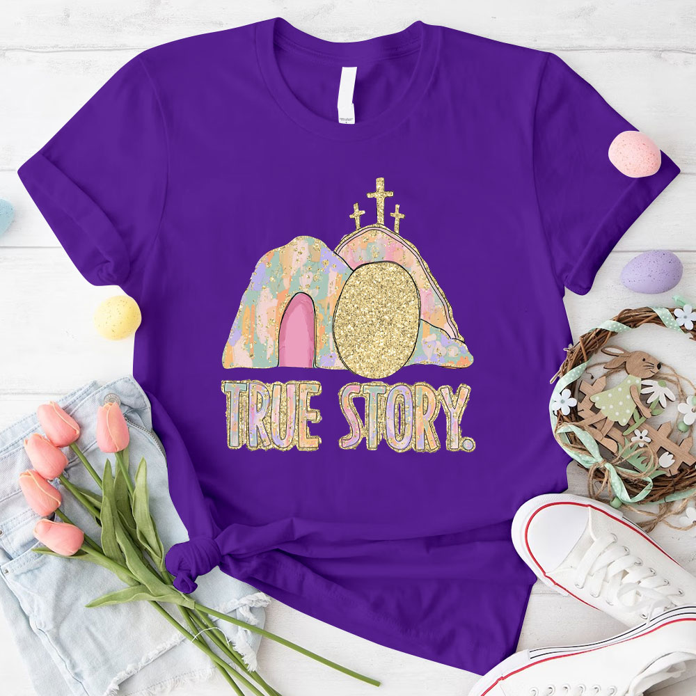 True Story Christian Glitter T-Shirt