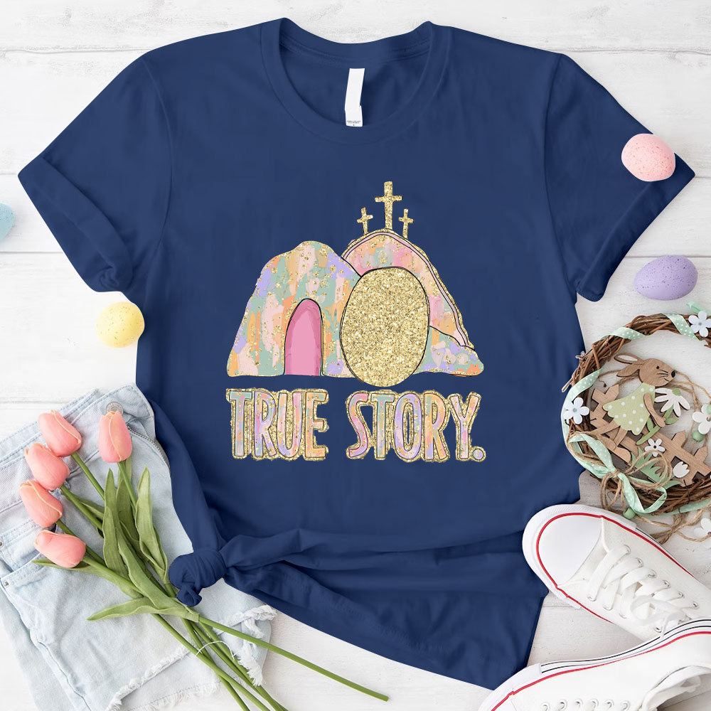 True Story Christian Glitter T-Shirt