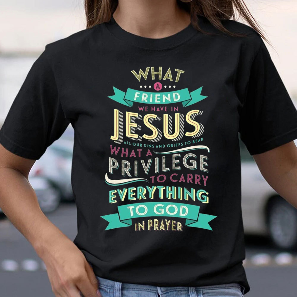 What A Friend Christian Christmas T-Shirt