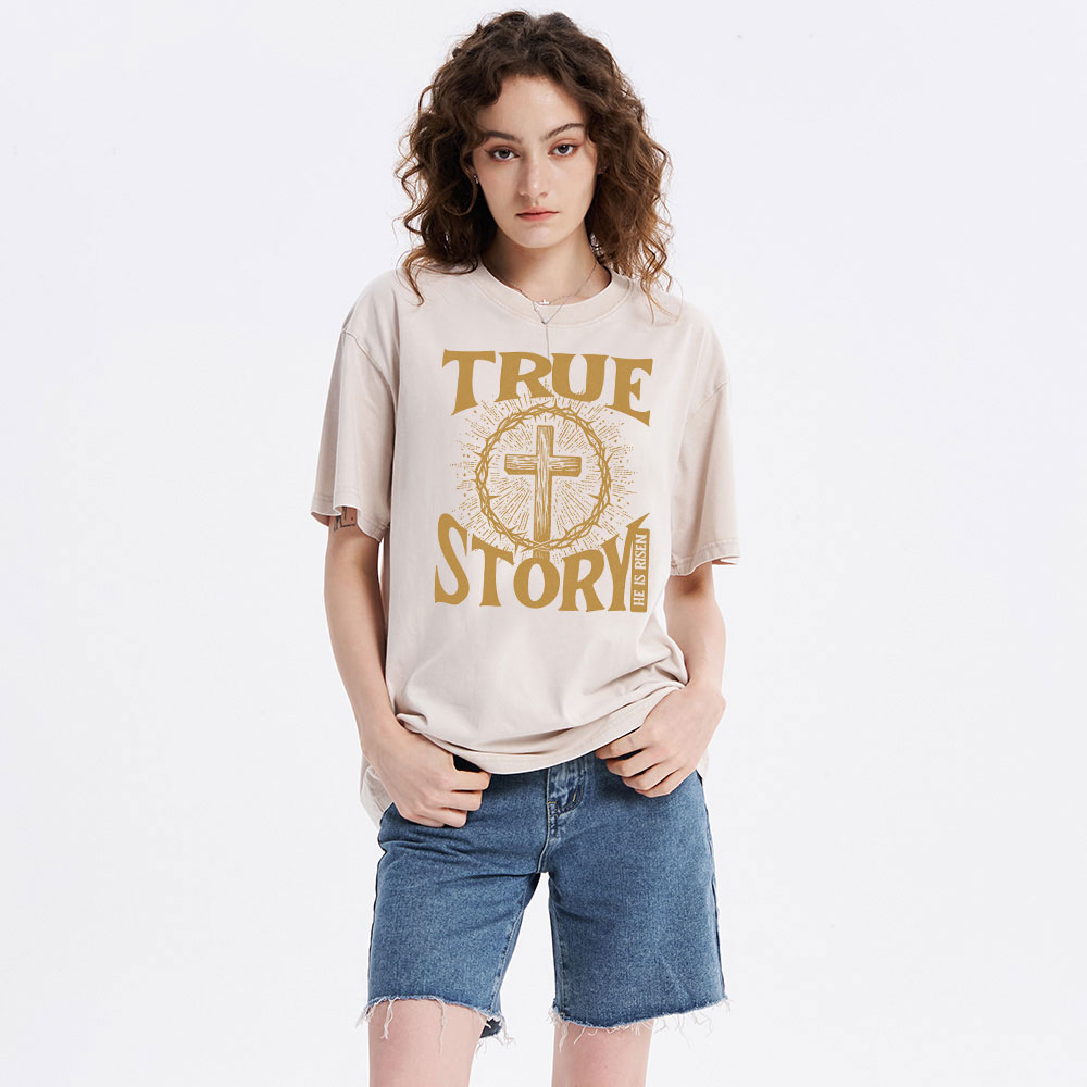 True Story Christian Washed T-Shirt