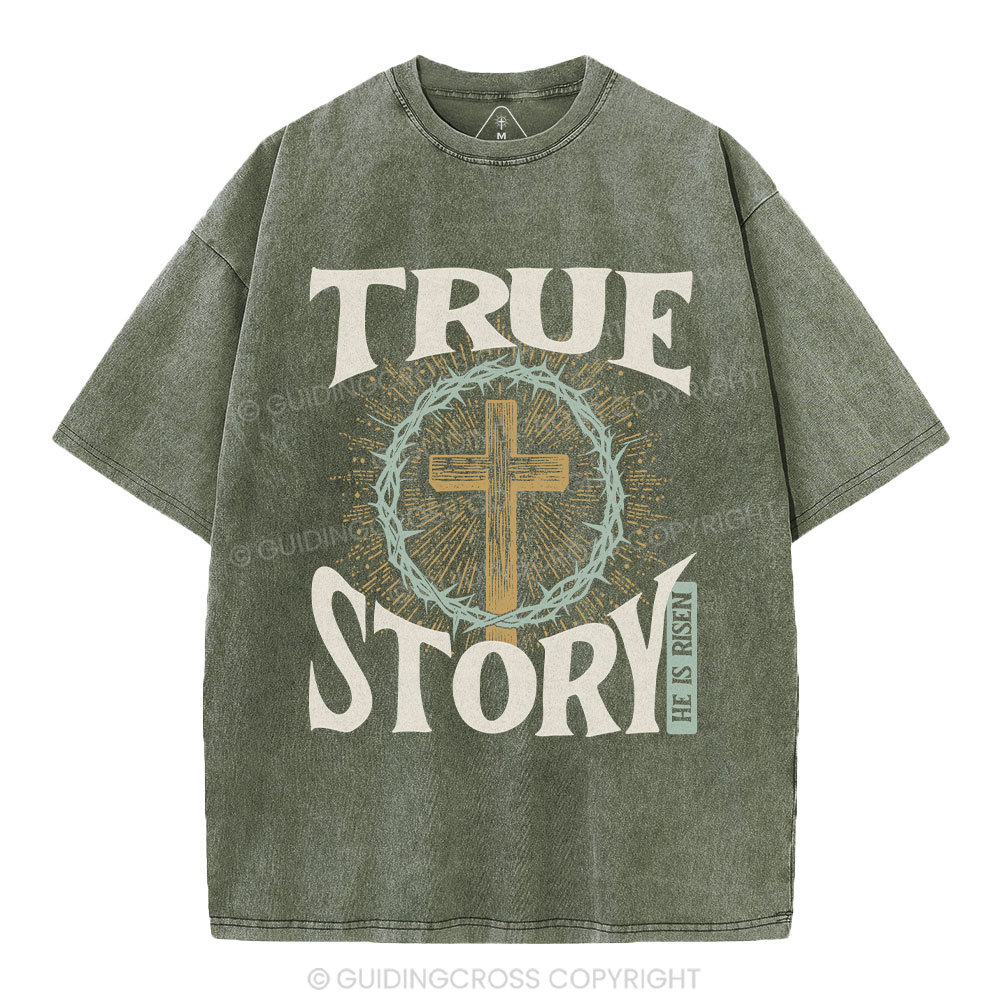 True Story Christian Washed T-Shirt