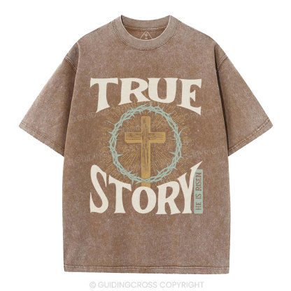 True Story Christian Washed T-Shirt