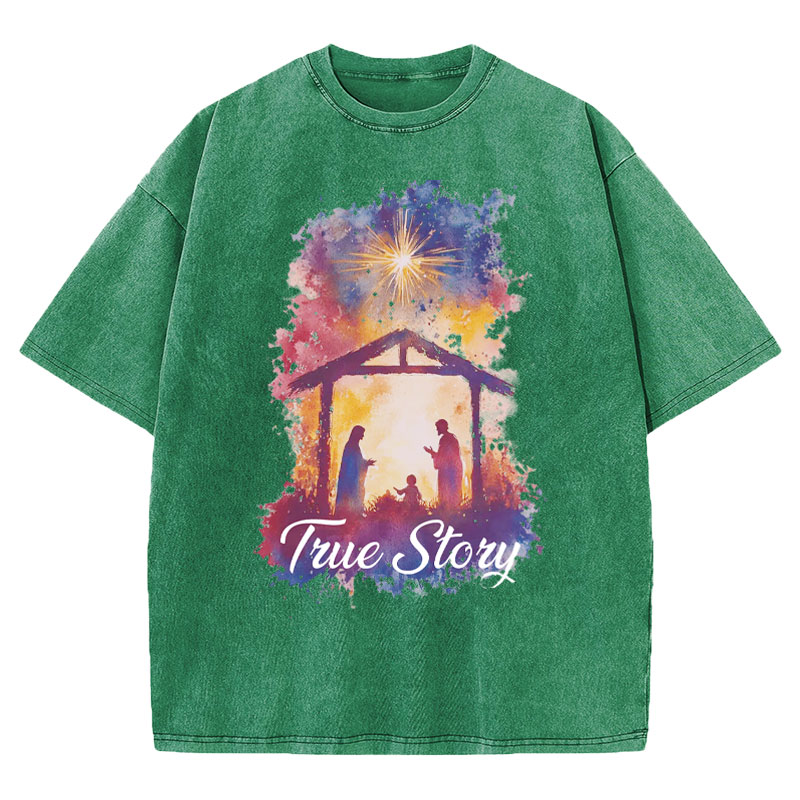 True Story Christian Washed T-Shirt