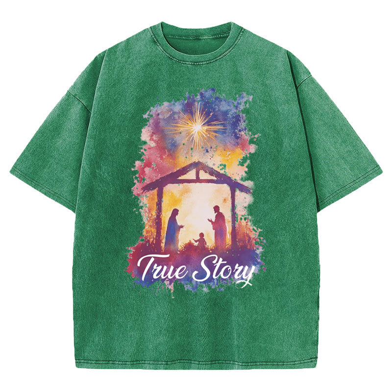 True Story Christian Washed T-Shirt