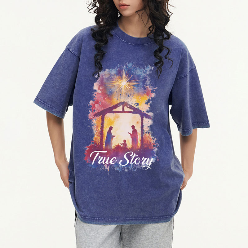 True Story Christian Washed T-Shirt