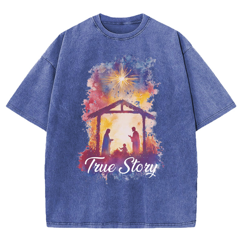 True Story Christian Washed T-Shirt