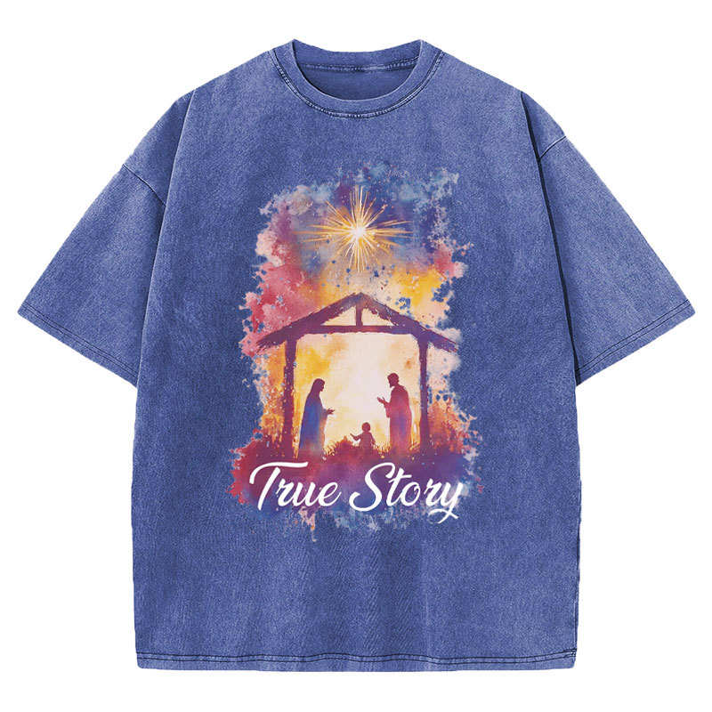 True Story Christian Washed T-Shirt