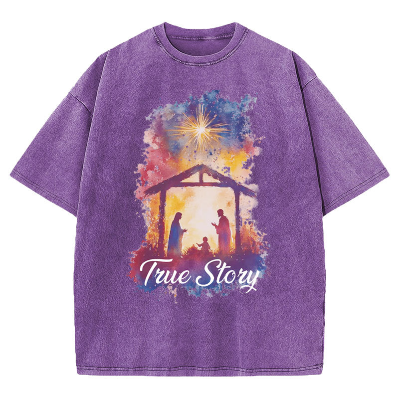 True Story Christian Washed T-Shirt