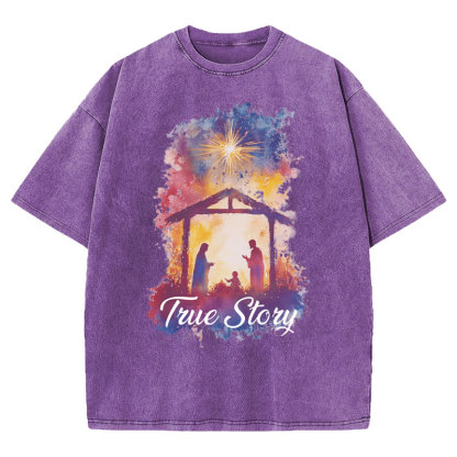 True Story Christian Washed T-Shirt