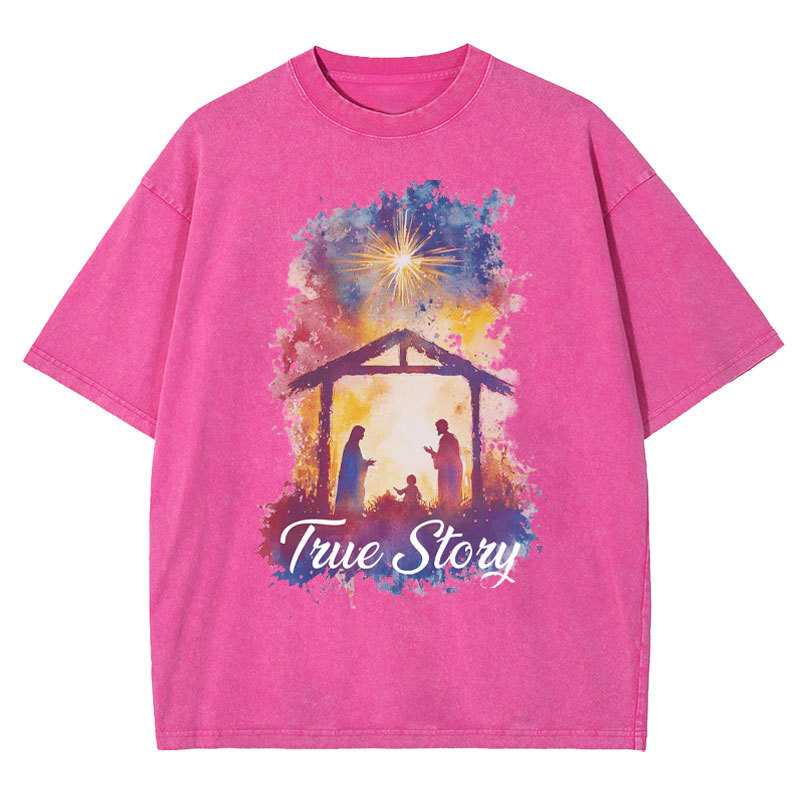 True Story Christian Washed T-Shirt