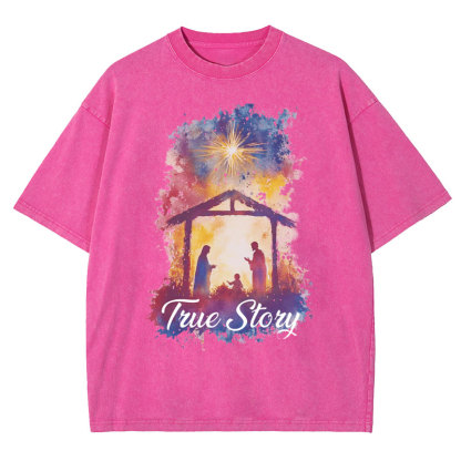 True Story Christian Washed T-Shirt
