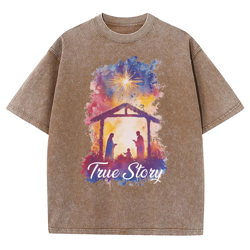 True Story Christian Washed T-Shirt