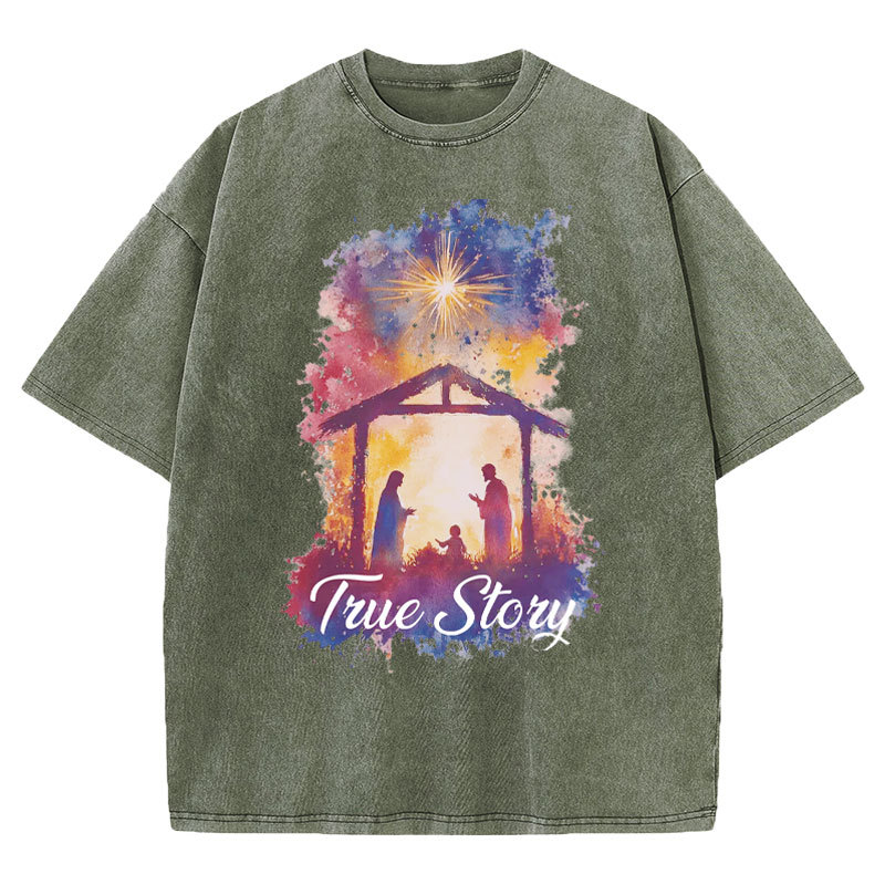 True Story Christian Washed T-Shirt
