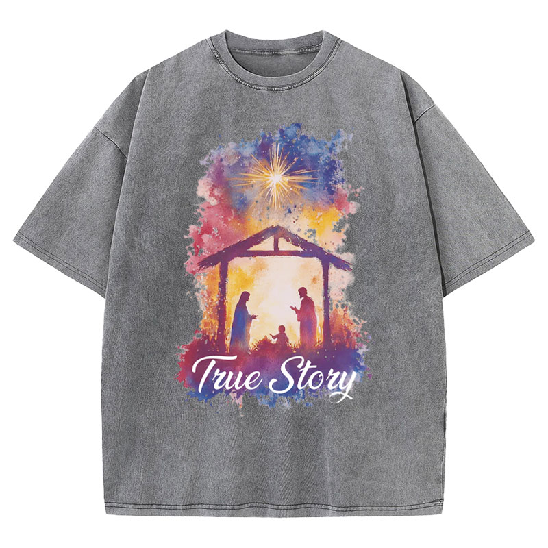 True Story Christian Washed T-Shirt