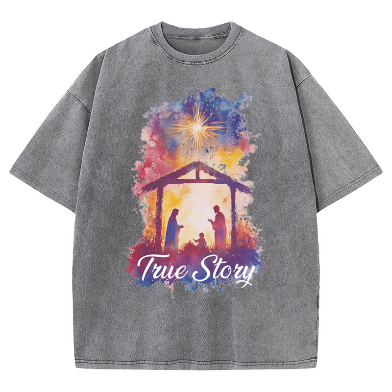 True Story Christian Washed T-Shirt