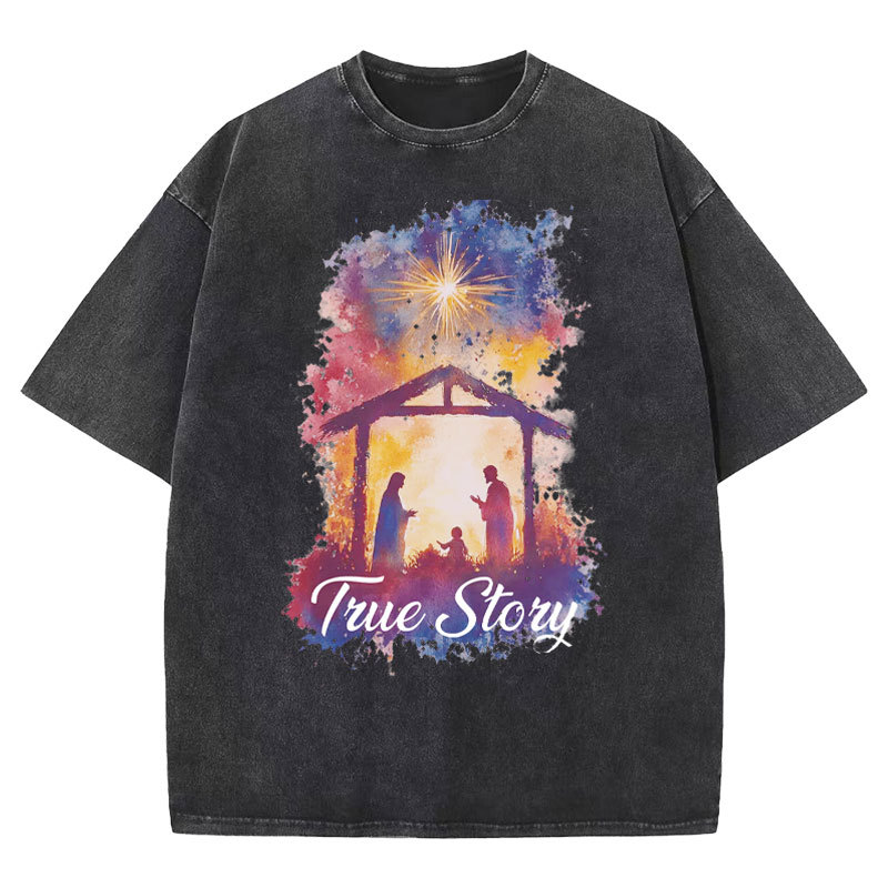 True Story Christian Washed T-Shirt