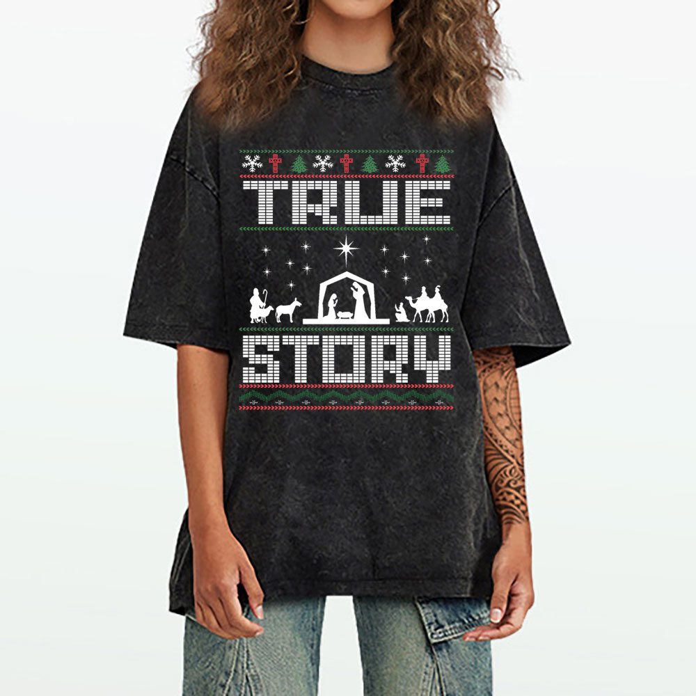 True Story Christian Washed T-Shirt