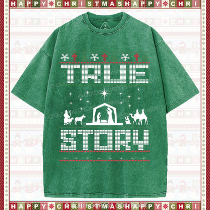 True Story Christian Washed T-Shirt