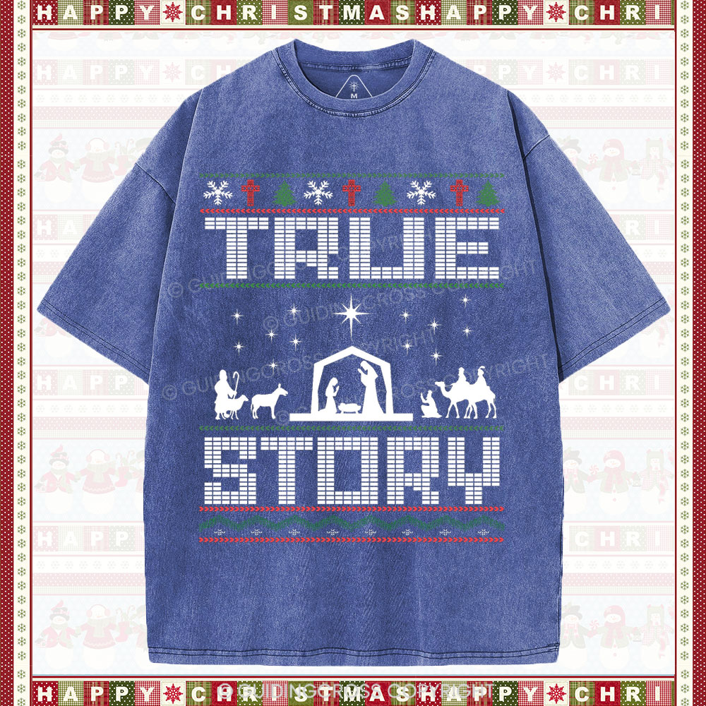 True Story Christian Washed T-Shirt