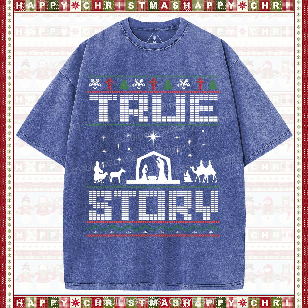 True Story Christian Washed T-Shirt