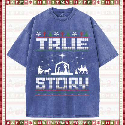 True Story Christian Washed T-Shirt