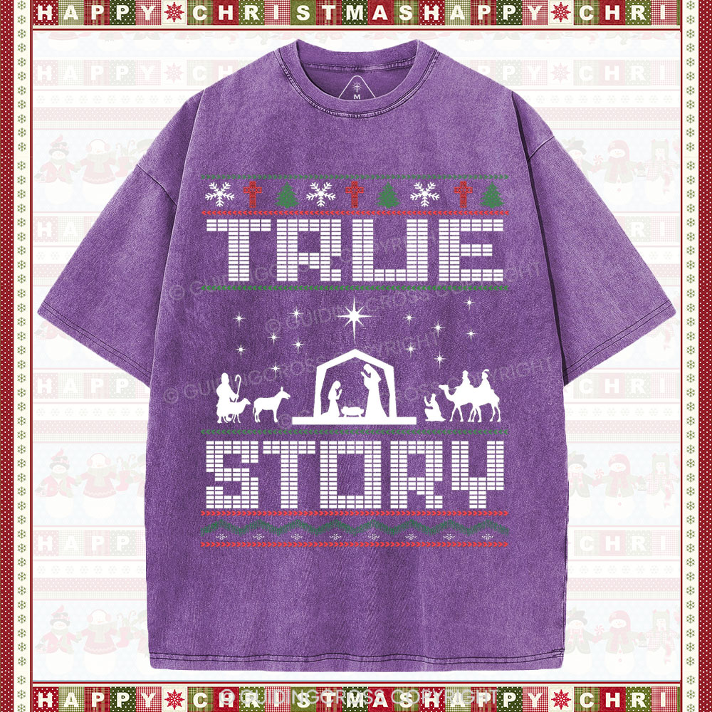 True Story Christian Washed T-Shirt