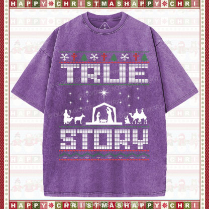 True Story Christian Washed T-Shirt